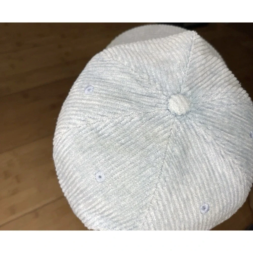 HAVE A NICE‎ GAME Nashville Script Light Baby Blue Corduroy Retro Snapback Hat
